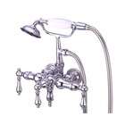   Clawfoot Tub Faucet with Hand Shower   Finish Oil Rubbed Bronze