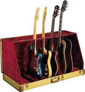 Fender Case Stands Studio Stand Tweed holds 7 guitars  