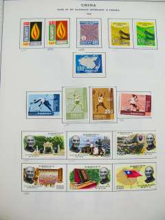 China Stamp Collection On Scott Pages  