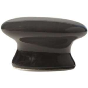   Height by 1.75 Inch Width by 1 Inch Projection Round Knob, Gull Grey