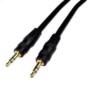   5MM STEREO AUDIO CABLE BLACK10 FT AUDCBL. Mini phone Male Stereo