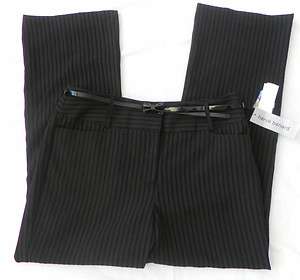 NWT Womens Harve Bernard Black Dressy Work Pants Size 14  