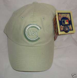 Chicago Cubs Baseball Cap Hat Light Green w CUBS logo  