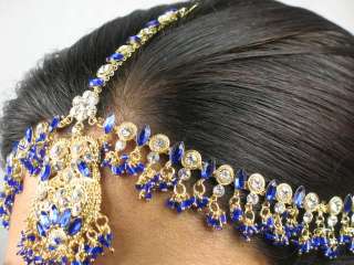 Belly Dance Costume Jewelry Matha Patti   Hair Band   Gold Plated 