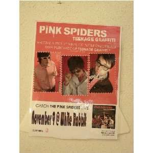    Pink Spiders Counter Card Teenage Graffiti The 