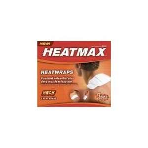 HeatMax Heatwraps Neck Shoulder Wraps 3 Count (Box is slightly damaged 