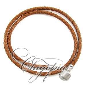  Leather Clasp Double Bracelet Chiyopia Pandora Chamilia 