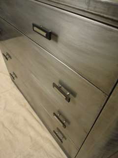 1930s Industrial Metal Simmons Low Dresser (0501)*.  