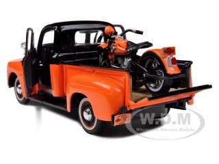 scale diecast car model of 1948 Ford F 1 Pickup Truck Harley Davidson 