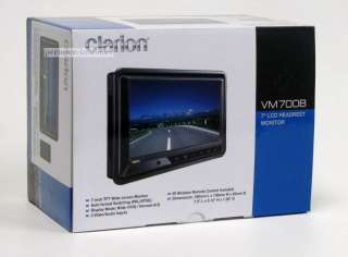 Clarion VM700B 7 Headrest / Stand Alone Monitor  