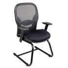 Office Star Professional Black Breathable Mesh Back Visitors Chair 