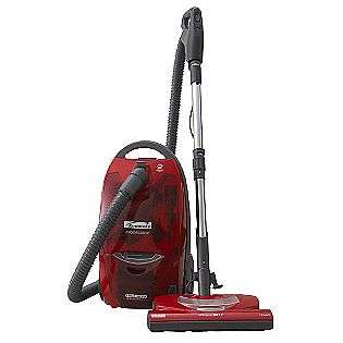 Progressive Canister Vacuum with True HEPA Filtration, Red Pepper 