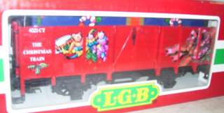 LGB G 40217 CHRISTMAS TRAIN GONDOLA CAR  