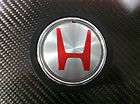 honda h horn button silver red steering wheel jdm sparco
