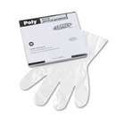     Polyethylene Disposable Food Handling Gloves, Large, 1000/Carton