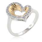 Toltec Trading Company   Womens Rings Heart Shaped Ring   14 kt Gold 