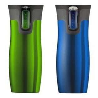 Contigo Double Wall Vacuum Insulated Travel Mugs *(2 Pack Blue and 