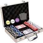 Da Vinci 200 Dice Striped 11.5 gram Poker Chip Set w/Aluminum Case 