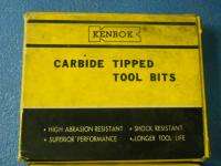 KENROK CARBIDE TIPPED TOOL BITS 5/8 BL 10 QTY OF 5  