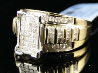 WOMENS LADIES XL PRINCESS BRIDAL ENGAGEMENT DIAMOND RING 1 CT  