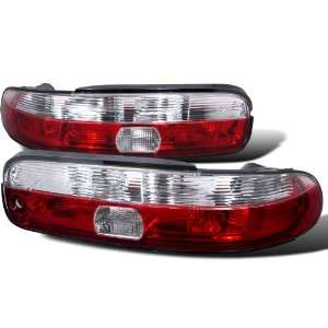  92 95 Lecus SC300 SC400 Altezza Tail Lights Red Clear 