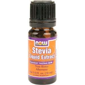 NOW Foods Stevia Liquid Extract, 1/3 Ounce Glass Bottle  