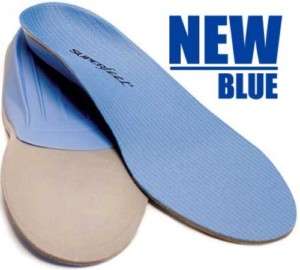 Superfeet Blue Orthotic Arch Support Premium Insoles  