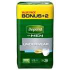 Depend Underwear for Men Maximum Absorbency, Large/X Large, 28 Count