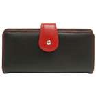 Intercontinental Leather Ili Leather Medium Clutch Wallet Purple Multi