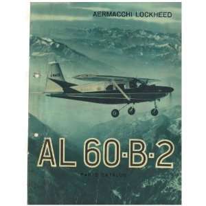   Lockheed AL 60 B Aircraft Parts Manual Aermacchi Lockheed Books