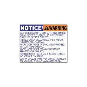  Whirlpool Rules Sign Style A 4660Ws3024E Patio, Lawn 