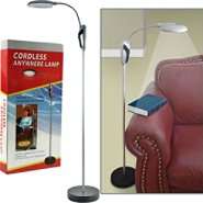   Bright™ Portable Lamp Stand w/ LED Lights   Cordless 