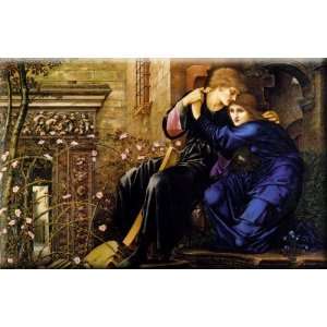  Love Among the Ruins 16x10 Streched Canvas Art by Burne 
