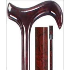  Adjustable Derby Red Burl Wood Carbon Fiber Cane Health 