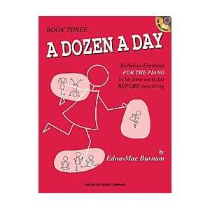   Dozen a Day Book 3   Book/CD Pack Softcover with CD