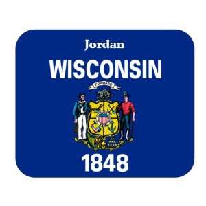  US State Flag   Jordan, Wisconsin (WI) Mouse Pad 