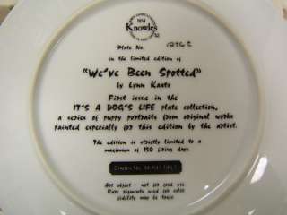 Collector Plate Knowles Weve Been Spotted Dalmatian  