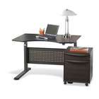   Ergo Office 52 x 41 Collection 17 Adjustable Desk   Finish Espresso