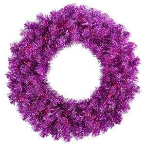   Purple Wreath 100Purple Lts 320T (B882137) 36 42 Inch Christmas Wreath