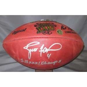  Brett Favre Signed Super Bowl XXI NFL Football   SB XXXI 