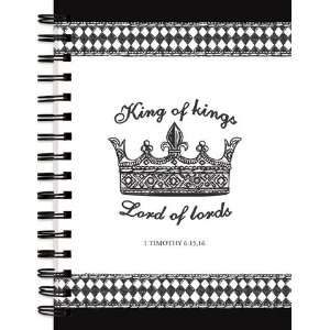   of Kings, Lord of Lords Black & White Crown Design Scripture Journal