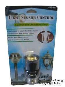 Light Sensor Control Socket 2 PCS/lot Auto on/off NEW  