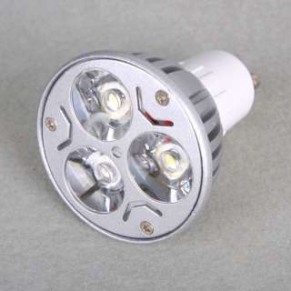 2xSuper Bright GU10 3W 3x1W LED Spot light Pure White Lamp Bulb 110v 