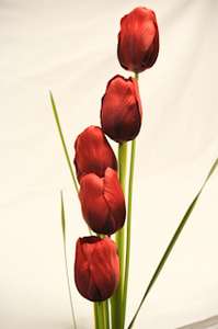 42 Tulip Spray 5 Silk Flowers Artificial  