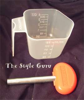 ONE MEASURING CUP THAT MEASURES UP TO 4oz (REAL HANDY TO HAVE)