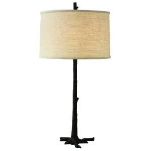  Global Views 37 1/2 Inch Tall Faux Bois Table Lamp, Bronze 
