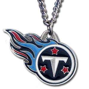  Tennessee Titans NFL Pewter Logo Necklace Sports 