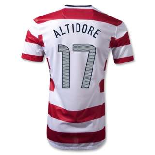 Nike USA Home Authentic Soccer Jersey 2012/2014 Altidore 17  