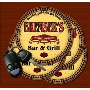  BREMSERS Family Name Bar & Grill Coasters Kitchen 