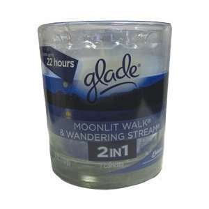 Glade Jar Candle Moonlit Walk & Wandering Stream 2 in 1 4 oz. (Pack of 